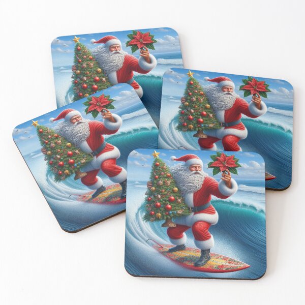 Item preview, Surfing Santa Claus designed and sold by RaF71PrO.
