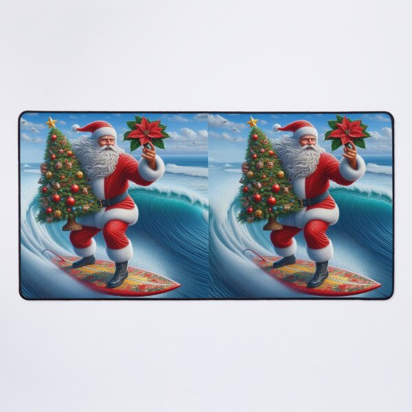 Item preview, Surfing Santa Claus designed and sold by RaF71PrO.