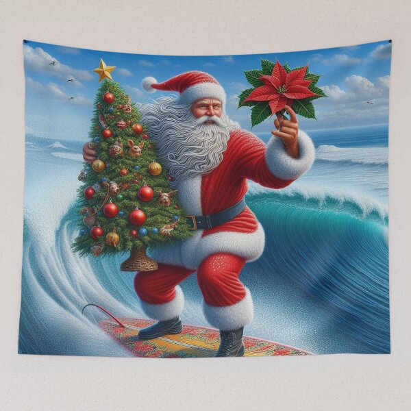 Item preview, Surfing Santa Claus designed and sold by RaF71PrO.