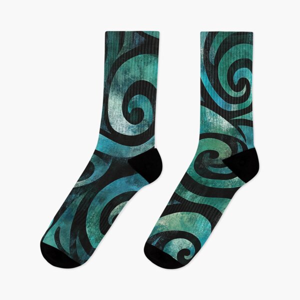 Item preview, New Zealand Māori Paua Pattern Koru Design 230 designed and sold by GrinGalore.