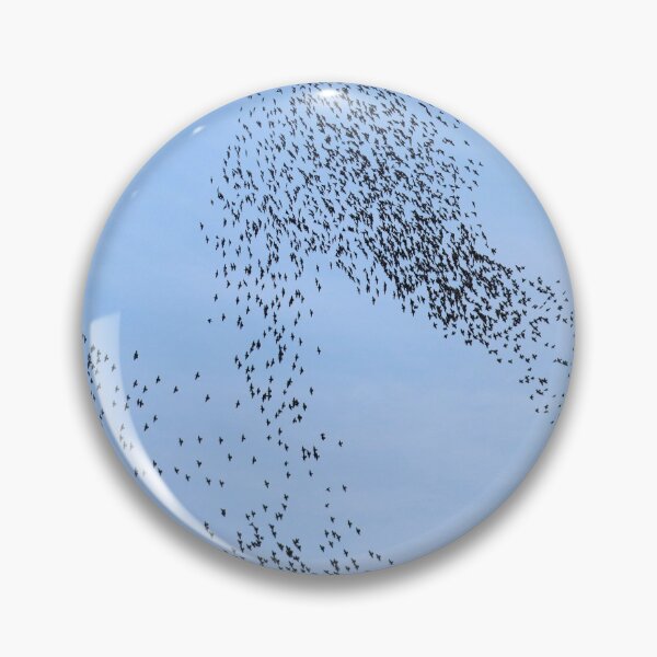Item preview, Zigzag murmuration designed and sold by GreyFeatherPhot.