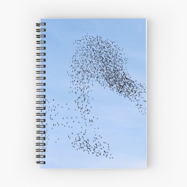 Item preview, Zigzag murmuration designed and sold by GreyFeatherPhot.