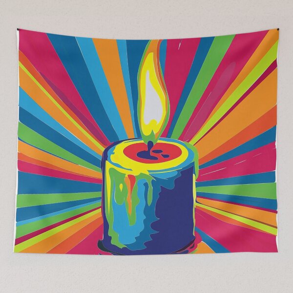 Item preview, Candle Pop Art 7 designed and sold by AstroRisq.