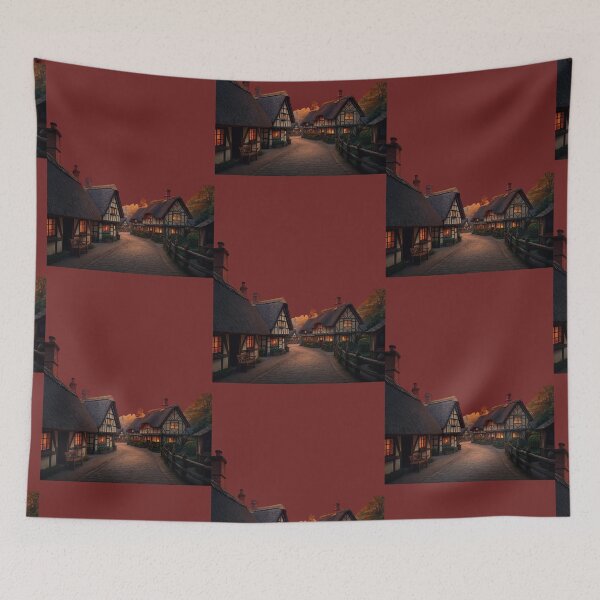 Item preview, Morning Village  designed and sold by Zelott-shirts.