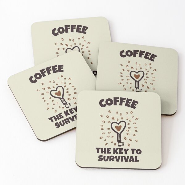 Item preview, Coffee - The Key To Survival designed and sold by Fanverse Merchandise.