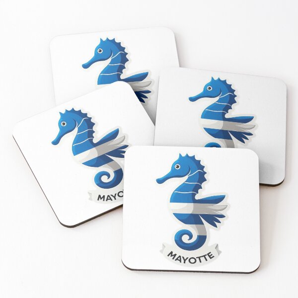 Item preview, Mayotte flag seahorse designed and sold by FoxinhoSoumaila.