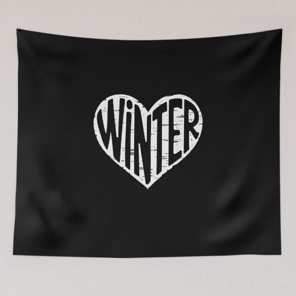 Item preview, winter shirts for men women Winter Shirt Awesome Heart Winter Tee designed and sold by SlocifieShop.