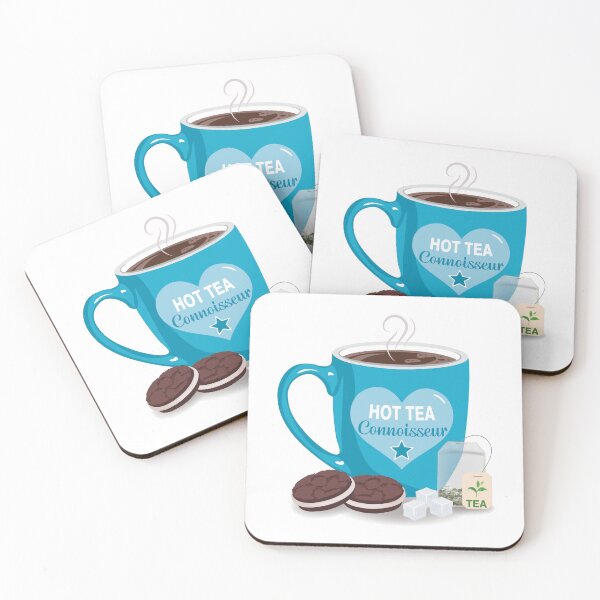 Item preview, Hot tea connoisseur LIGHT BLUE designed and sold by StellarFX.