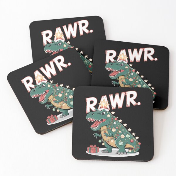 Item preview, Tree Rex Rawr Dinosaur Christmas Pun designed and sold by DomTeesHaven.