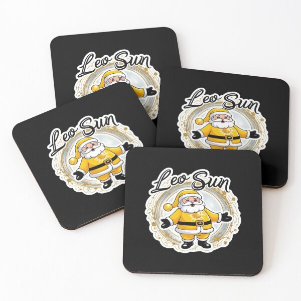 Item preview,   Cute Leo Sun Christmas Astrology Santa Art designed and sold by Mudastro Astrology.