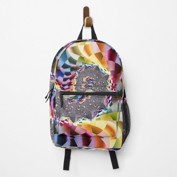 Item preview, Colourful spiralling rainbow pattern designed and sold by pinkal.