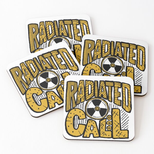 Item preview, RADIATED CALL in bold, textured, yellow font designed and sold by QuoteMeMaybe.