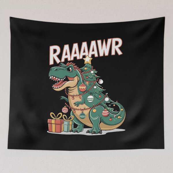 Item preview, Tree Rex Rawr Dinosaur Christmas Pun designed and sold by DomTeesHaven.