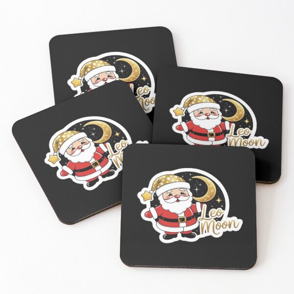Item preview,  Cute Leo Moon Christmas Astrology Santa Art designed and sold by Mudastro Astrology.