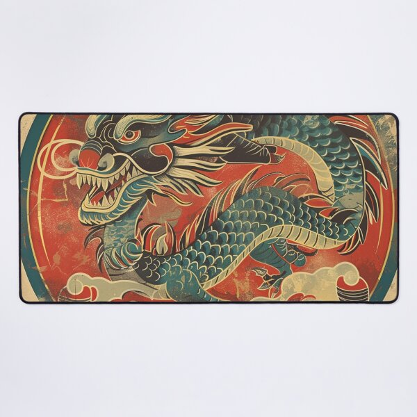 Item preview, Chinese Dragon Vintage Art 33 designed and sold by AstroRisq.