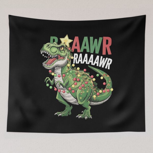 Item preview, Tree Rex Rawr Dinosaur Christmas Pun designed and sold by DomTeesHaven.