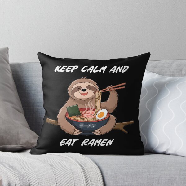 Item preview, Keep Calm and Eat Ramen - Sloth designed and sold by EnchantedOwl.