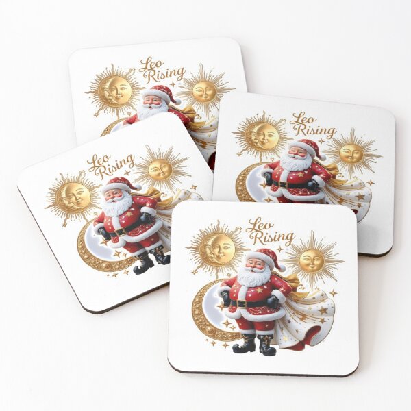 Item preview, Amazing Leo Rising Christmas Astrology Santa Art designed and sold by Mudastro Astrology.