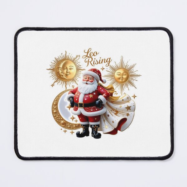 Item preview, Amazing Leo Rising Christmas Astrology Santa Art designed and sold by Mudastro Astrology.