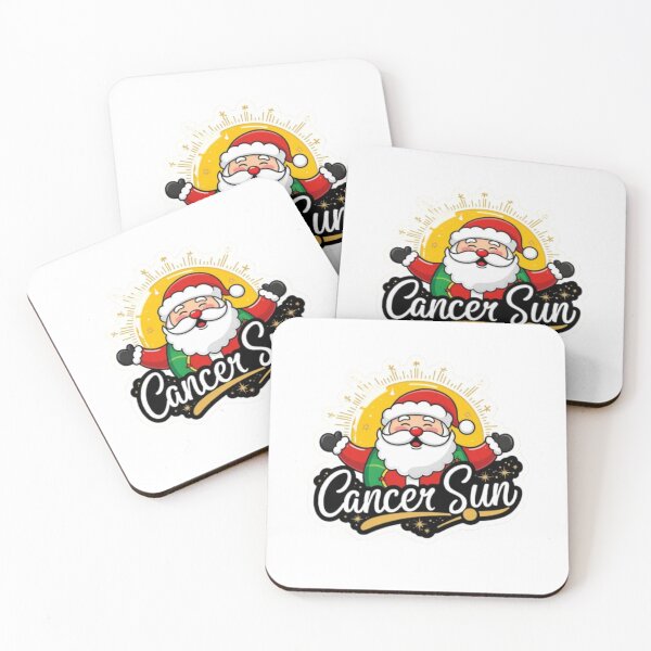 Item preview, Cute Cancer Sun Christmas Astrology Santa Art designed and sold by Mudastro Astrology.