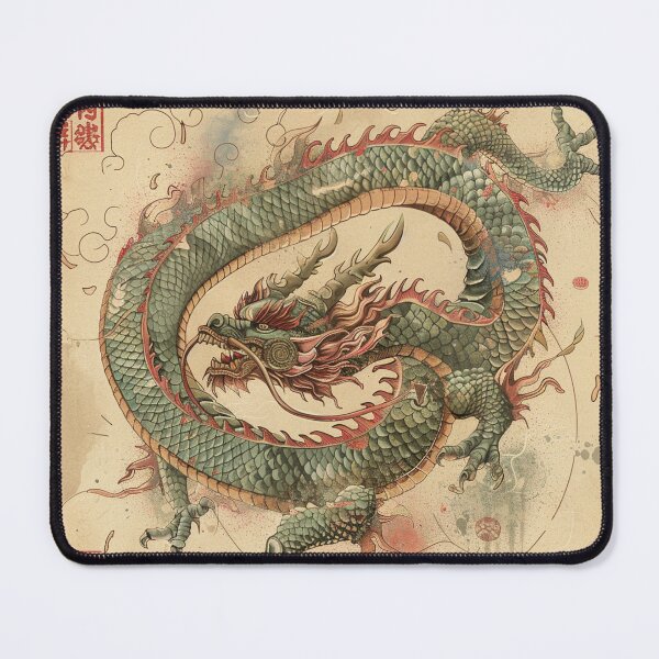 Item preview, Chinese Dragon Vintage Art 35 designed and sold by AstroRisq.