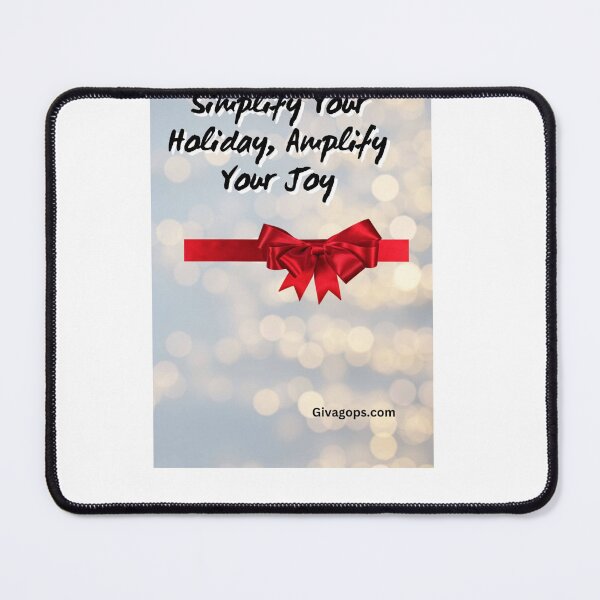 Item preview, "Simplify your holiday, amplify your joy." designed and sold by CUTESTUFFnow.