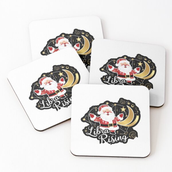Item preview, Cute Libra Rising Christmas Astrology Santa Art designed and sold by Mudastro Astrology.