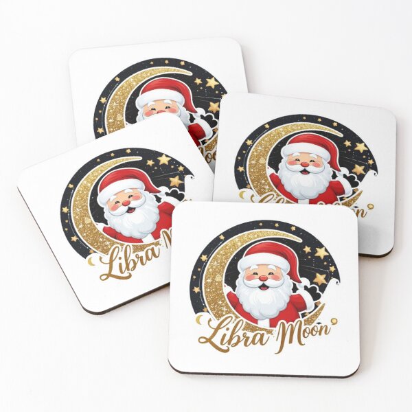 Item preview, Cute Libra Moon Christmas Astrology Santa Art designed and sold by Mudastro Astrology.