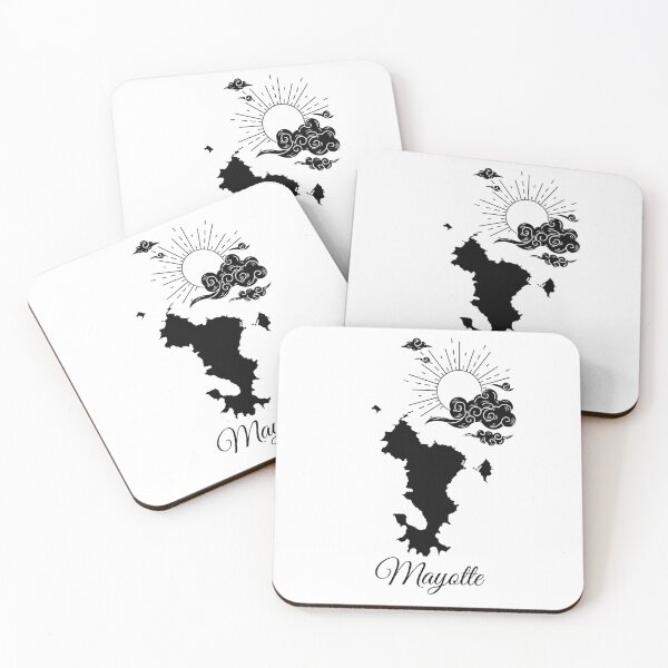 Item preview, Mayotte sun in black and white designed and sold by FoxinhoSoumaila.
