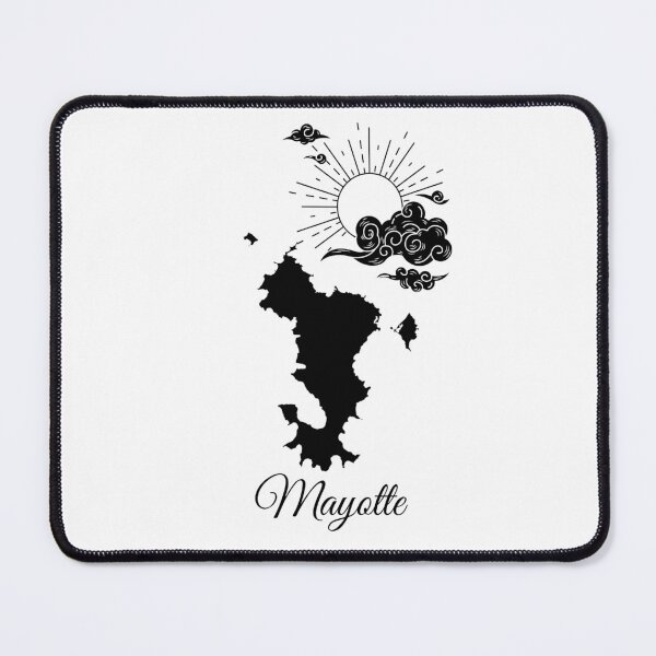 Item preview, Mayotte sun in black and white designed and sold by FoxinhoSoumaila.