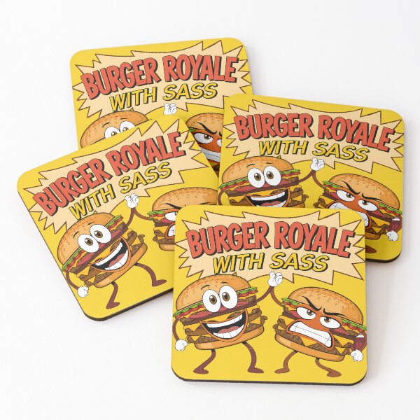 Item preview, Burger Royale with Sass - Pulp Fiction Fun designed and sold by PosiPrints.