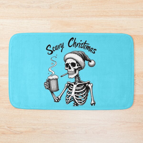 Item preview, Copy of Dark Santa Hat Evil Skull Beer Fun Christmas Demon Design Scary Xmas Bad Santa Art designed and sold by Kia Blaze.
