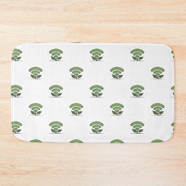 Item preview, Plant With WiFi Signal Leaves Gift For Nature And Tech Lovers designed and sold by CosmicFreedom9.
