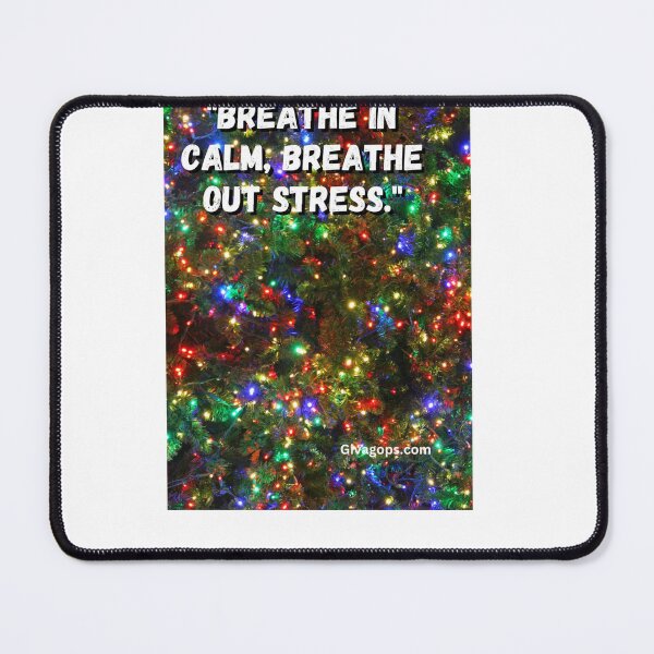 Item preview, "Breathe in calm, breathe out stress." designed and sold by CUTESTUFFnow.