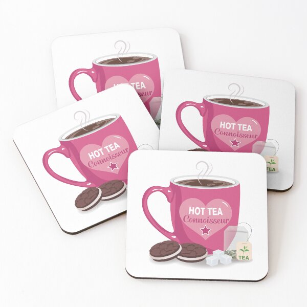 Item preview, Hot tea connoisseur PINK designed and sold by StellarFX.