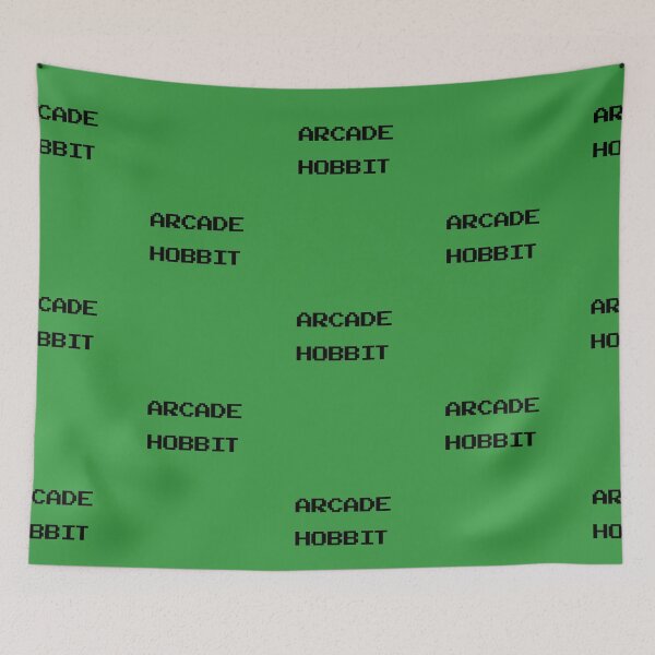 Artikelvorschau, Arcade Hobbit Retro Vintage Stilvolles Schlagwort-Design entworfen und verkauft von RainbowDoveShop.