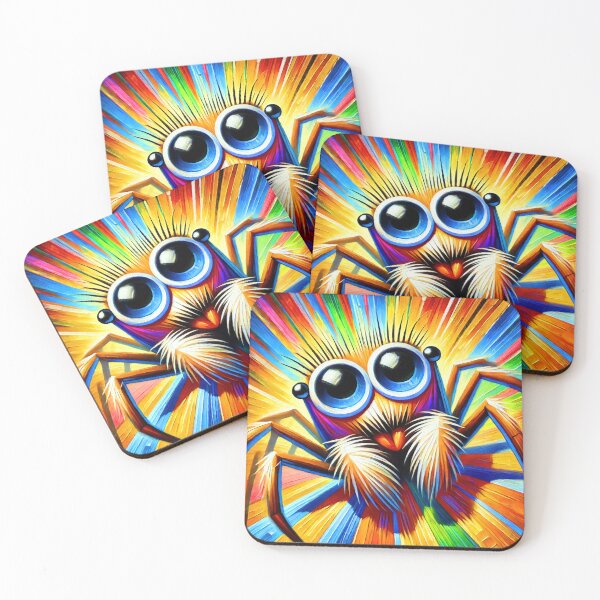Item preview, Adorable Rainbow Jumping Spider designed and sold by ChrisButler.