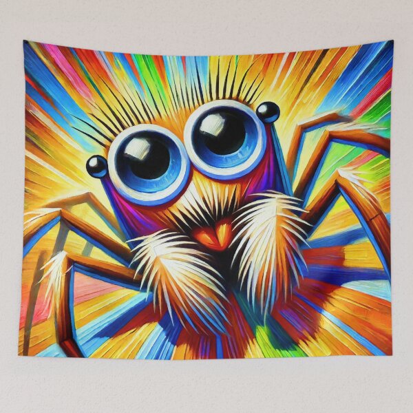 Item preview, Adorable Rainbow Jumping Spider designed and sold by ChrisButler.