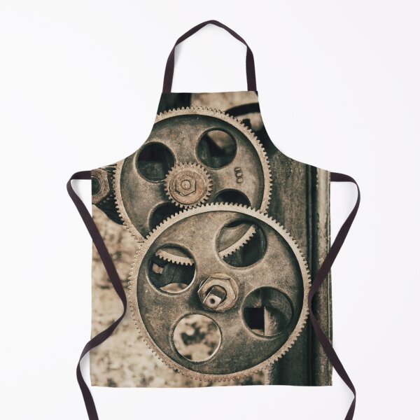 Item preview, Vintage Train Factory Gears - Industrial Patina Wall Art Print designed and sold by FraireDesign.
