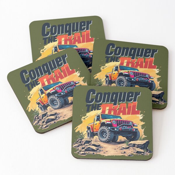 Item preview, Conquer the Trail 4x4 Off-Road Truck Design designed and sold by tarzbol.