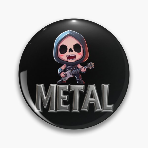 Item preview, Kawaii Death Metal, Anime Skull, Music Merch designed and sold by Burn-Ego.