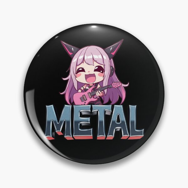 Item preview, Kawaii Metal, Anime Girl, Music Merch designed and sold by Burn-Ego.
