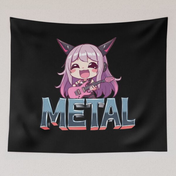 Item preview, Kawaii Metal, Anime Girl, Music Merch designed and sold by Burn-Ego.