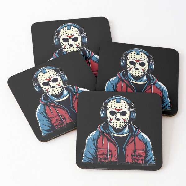 Item preview,  Horror Hoodie, DJ Headphones, Hockey Mask designed and sold by Burn-Ego.