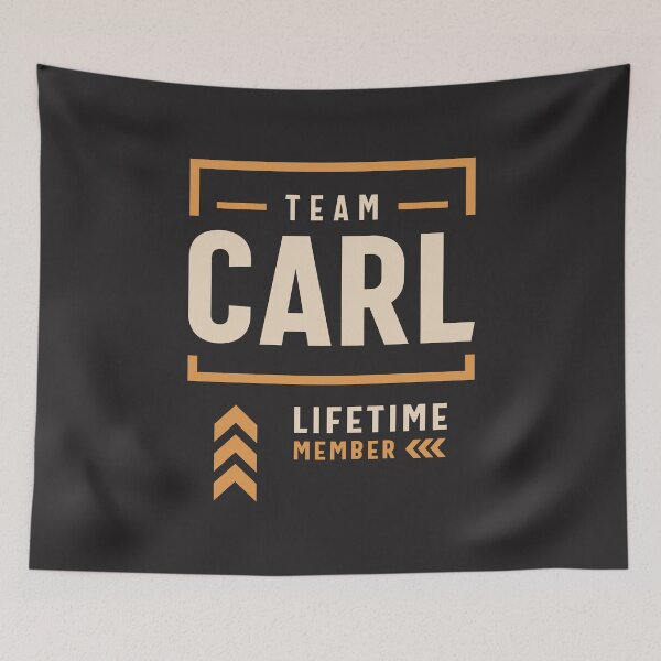 Item preview, Team Carl Lifetime Member Funny Name Carl designed and sold by cidolopez.