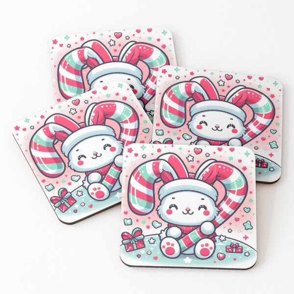 Item preview, A bunny with a candy cane designed and sold by DesignFreaks7.