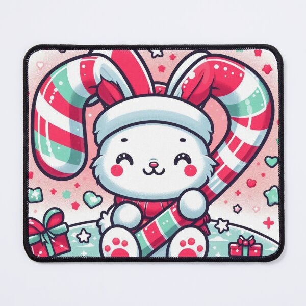 Item preview, A bunny with a candy cane designed and sold by DesignFreaks7.