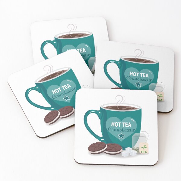 Item preview, Hot tea connoisseur TEAL designed and sold by StellarFX.