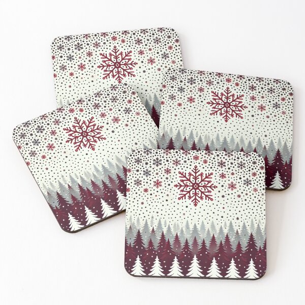 Item preview, Snowfall over Forest designed and sold by EndOfRainbowArt.