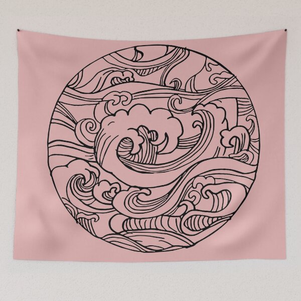 Item preview, círculo de olas designed and sold by LittleCatten.